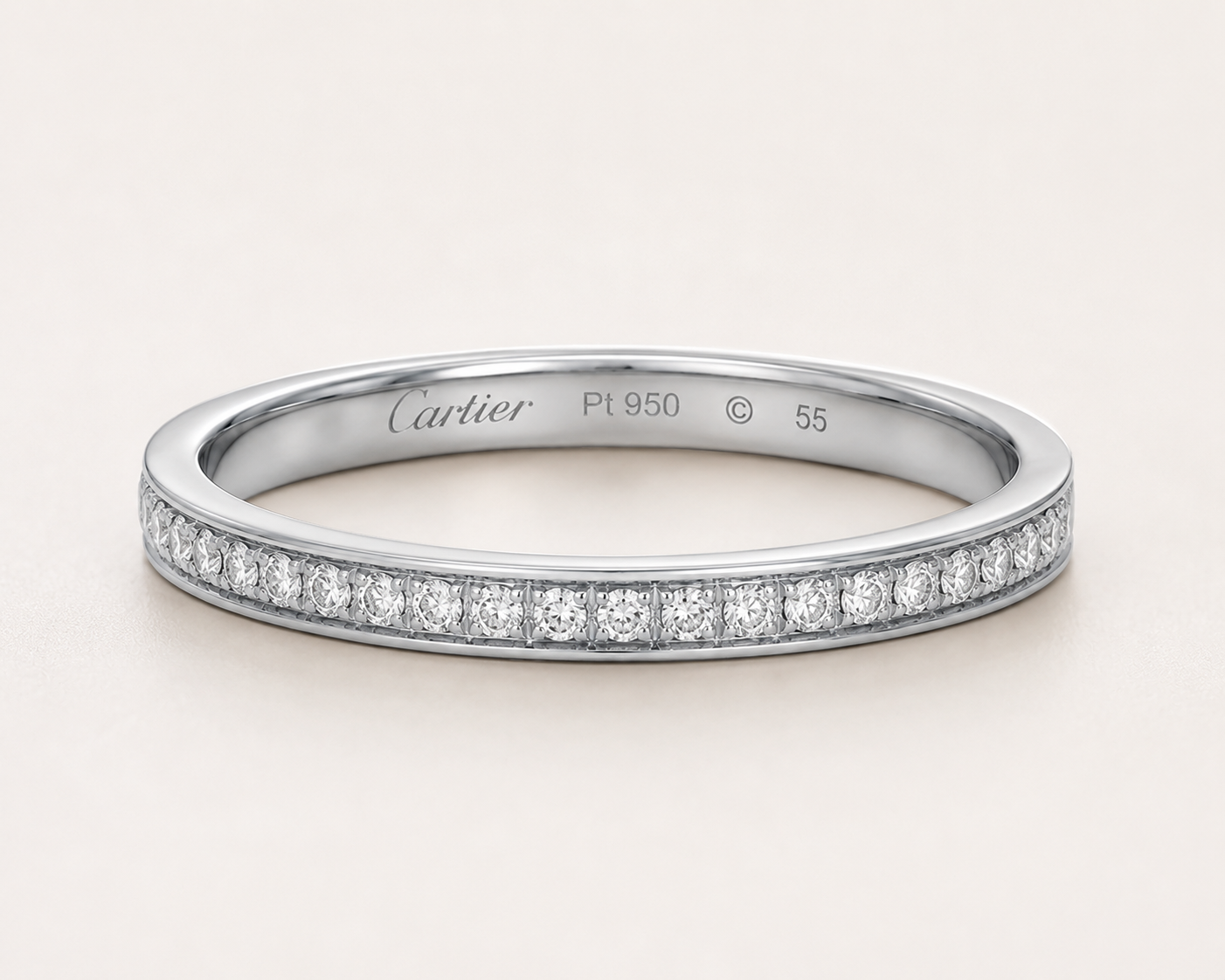 White Gold Diamond Eternity Band Style 126