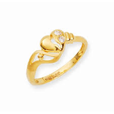 Yellow Gold Pearl Swirl Ring