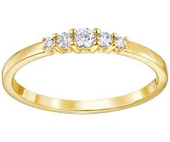 Yellow Gold Diamond Five Stone Band