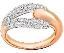 Rose Gold Diamond Curved Pavé Band