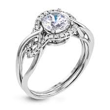 White Gold Diamond Vintage Halo Engagement Ring