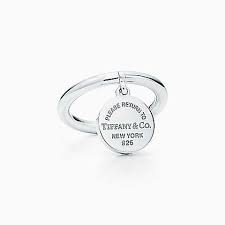 White Gold Logo Band Ring Style ring_060