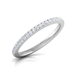 White Gold Diamond Pavé Band