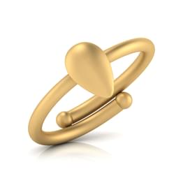 Yellow Gold Minimal Open Ring