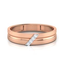 Rose Gold Rose Gold Diamond Band
