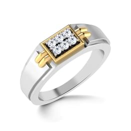 Two Tone Diamond Two Tone Square Band