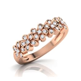 Rose Gold Diamond Rose Gold Crown Ring